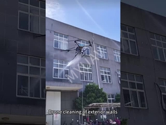 Uçak temizliği MYUAV 100 metre yükseklikte Duvar temizleme bağlama uçağı sistemi Model numarası M12K Sürüm V04