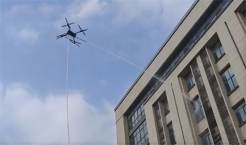 hakkında en son şirket haberleri İtfaiyecilikte bağlı dronlar nasıl farklılık gösterir?