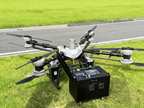 hakkında en son şirket haberleri 60 Metre Yerden Yukarıda! MYUAV FC100X Çift Bağlı Yangın Söndürme Dronu Sahada Test Edildi